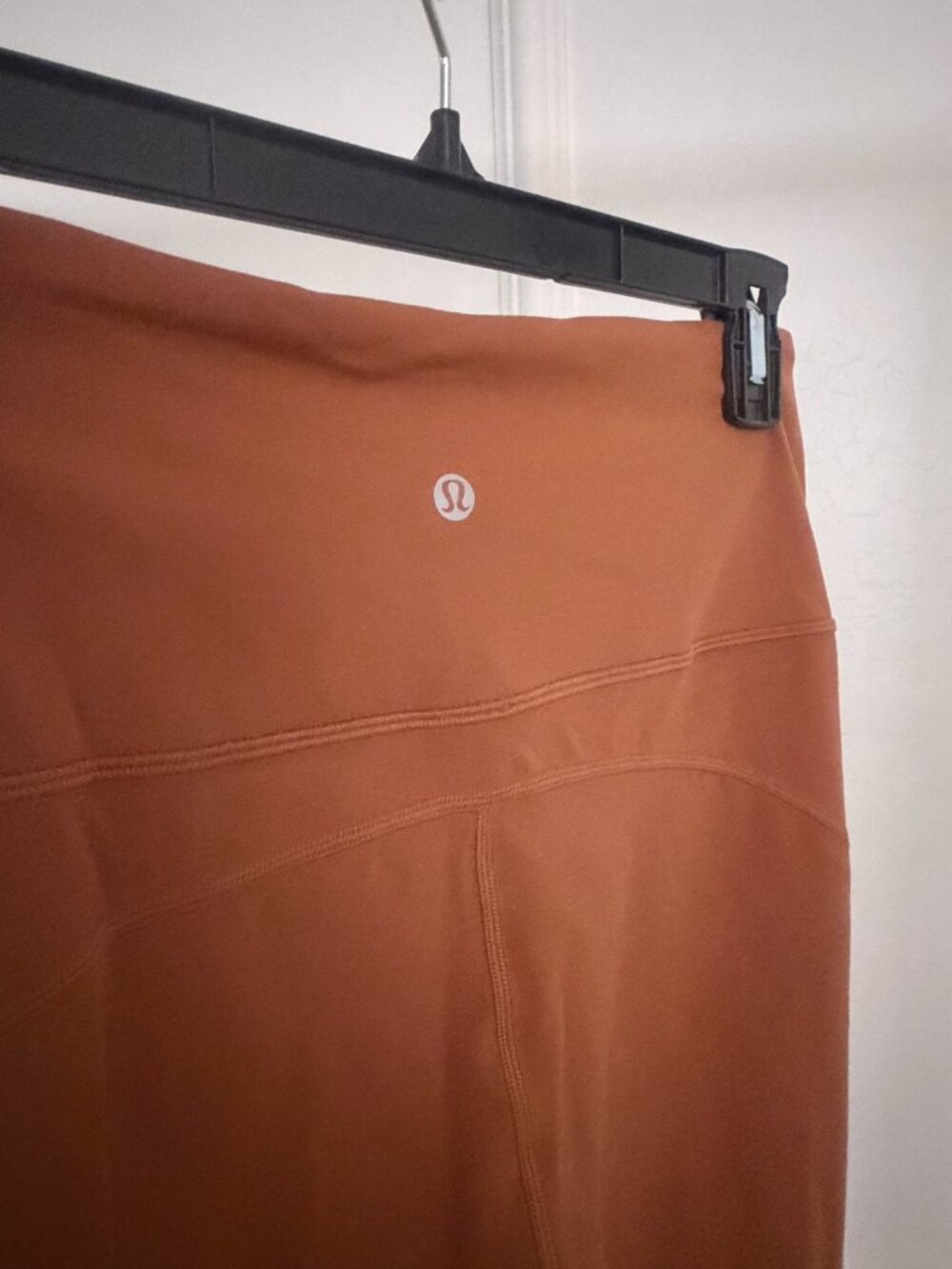 Lululemon Groove Nulu Super-High-Rise Flared Pant - Rust - Size 10 - Picture 2 of 3